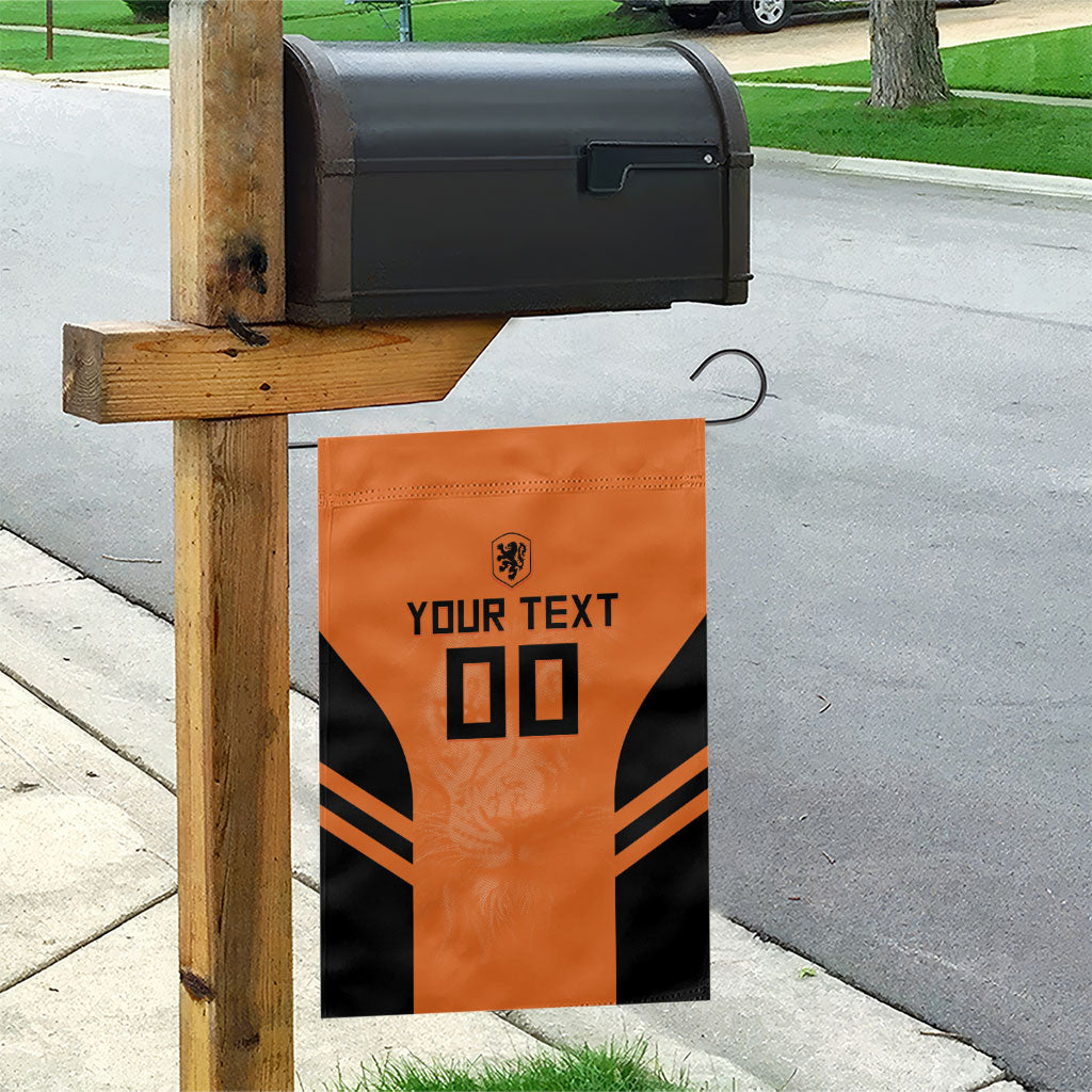 Custom Netherlands Football 2026 Garden Flag Oranje Lion Special Style