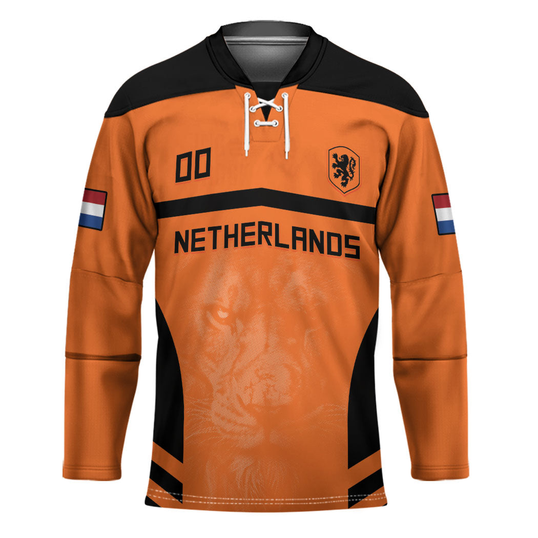 Custom Netherlands Football 2026 Hockey Jersey Oranje Lion Special Style