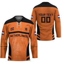 Custom Netherlands Football 2026 Hockey Jersey Oranje Lion Special Style