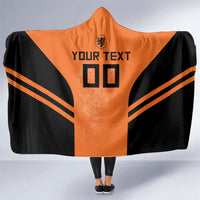 Custom Netherlands Football 2026 Hooded Blanket Oranje Lion Special Style