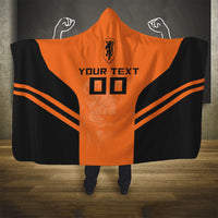 Custom Netherlands Football 2026 Hooded Blanket Oranje Lion Special Style