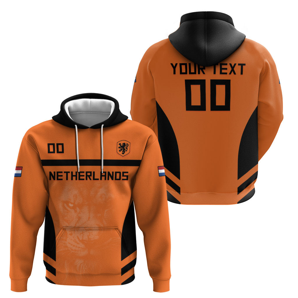 Custom Netherlands Football 2026 Hoodie Oranje Lion Special Style