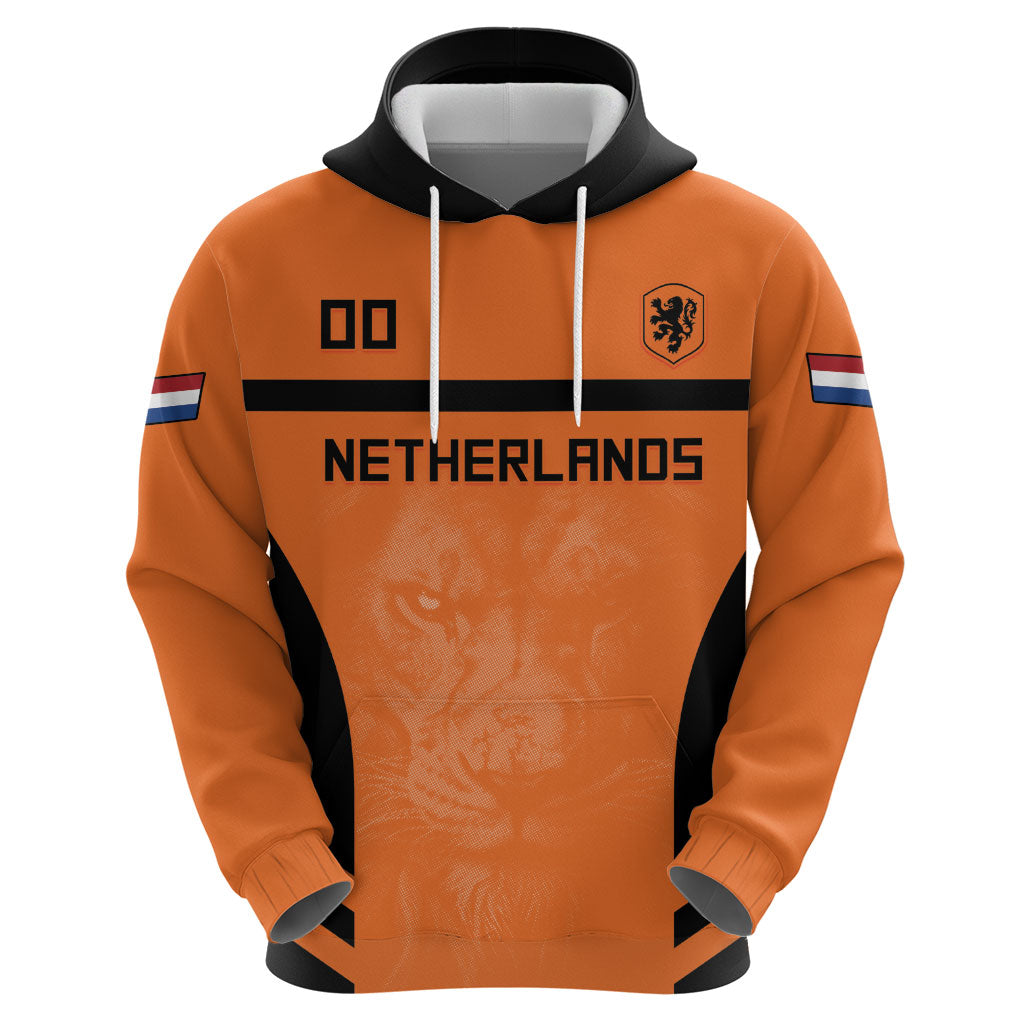 Custom Netherlands Football 2026 Hoodie Oranje Lion Special Style