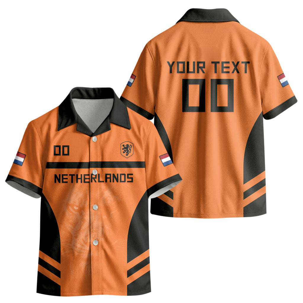 Custom Netherlands Football 2026 Kid Hawaiian Shirt Oranje Lion Special Style LT05