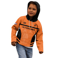 Custom Netherlands Football 2026 Kid Hoodie Oranje Lion Special Style