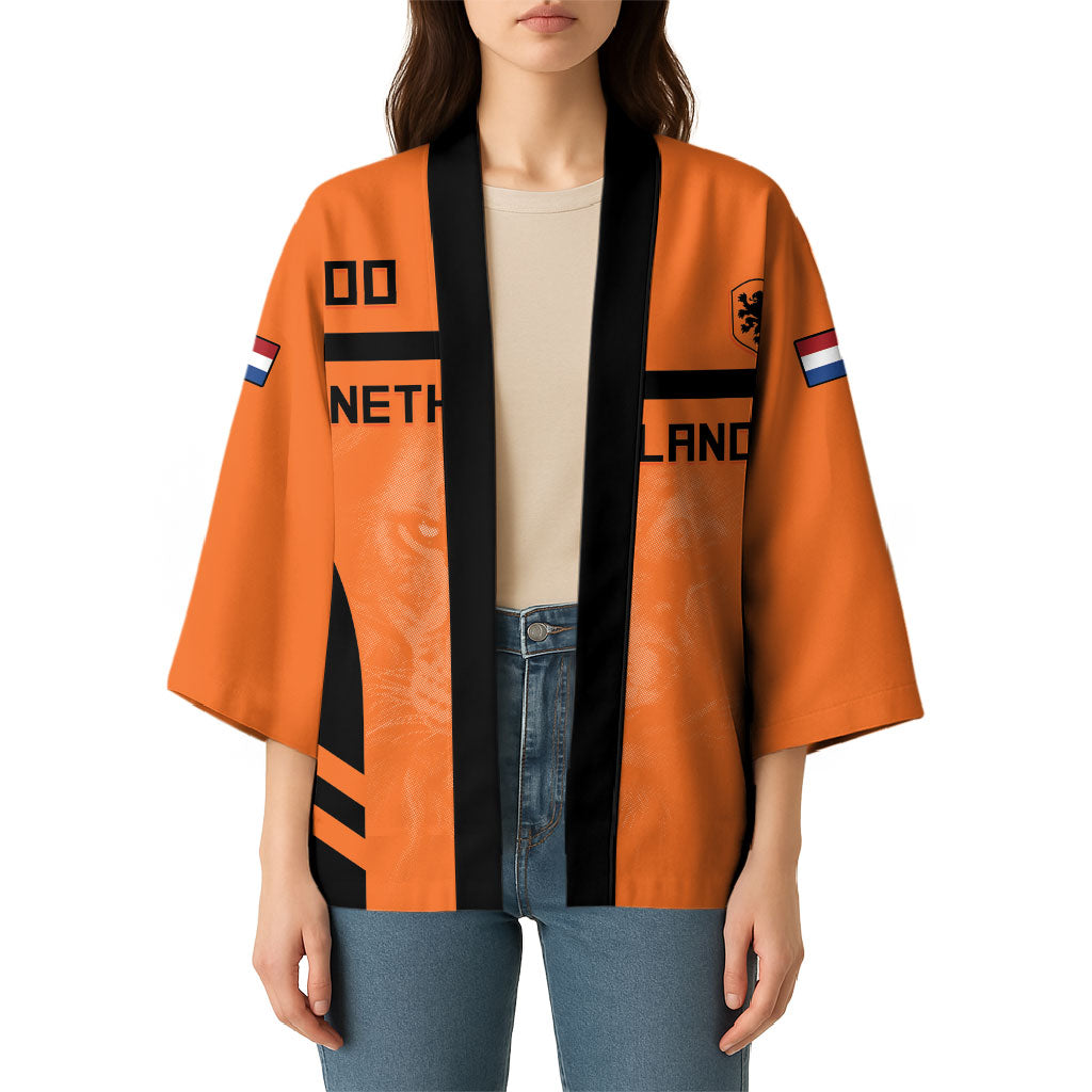 Custom Netherlands Football 2026 Kimono Oranje Lion Special Style