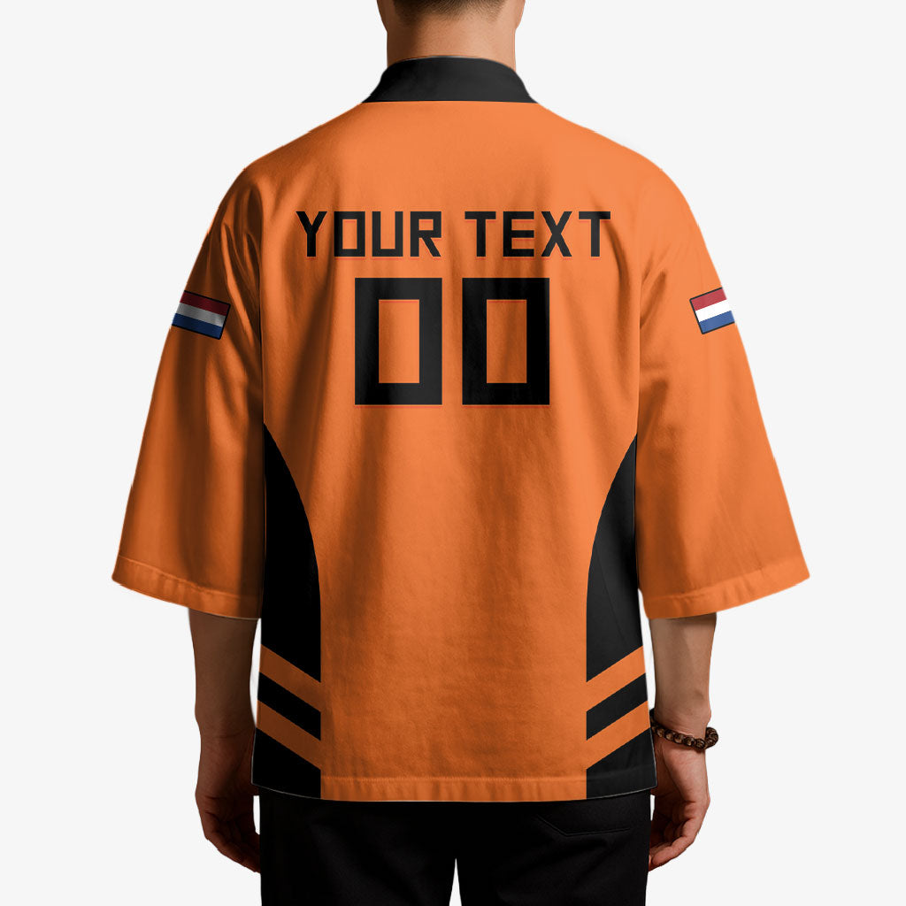 Custom Netherlands Football 2026 Kimono Oranje Lion Special Style