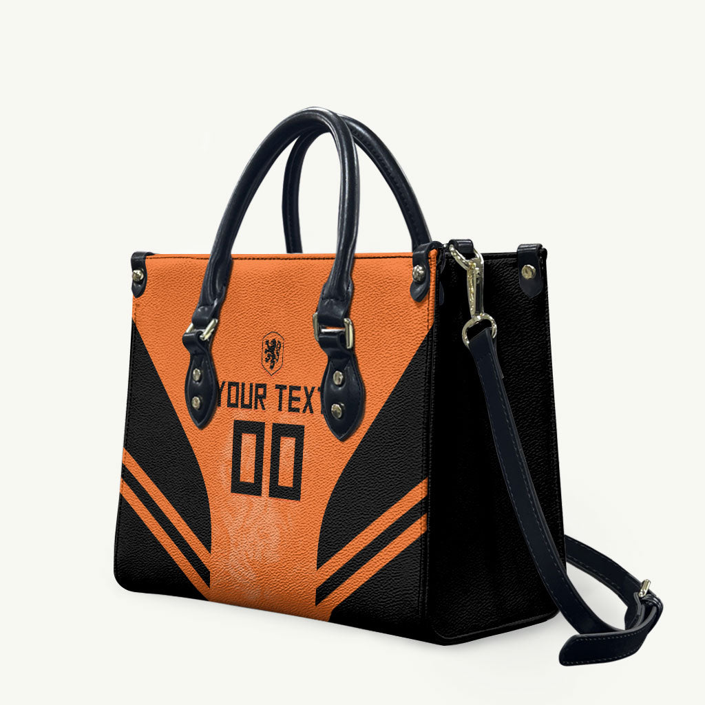 Custom Netherlands Football 2026 Leather Bag Oranje Lion Special Style