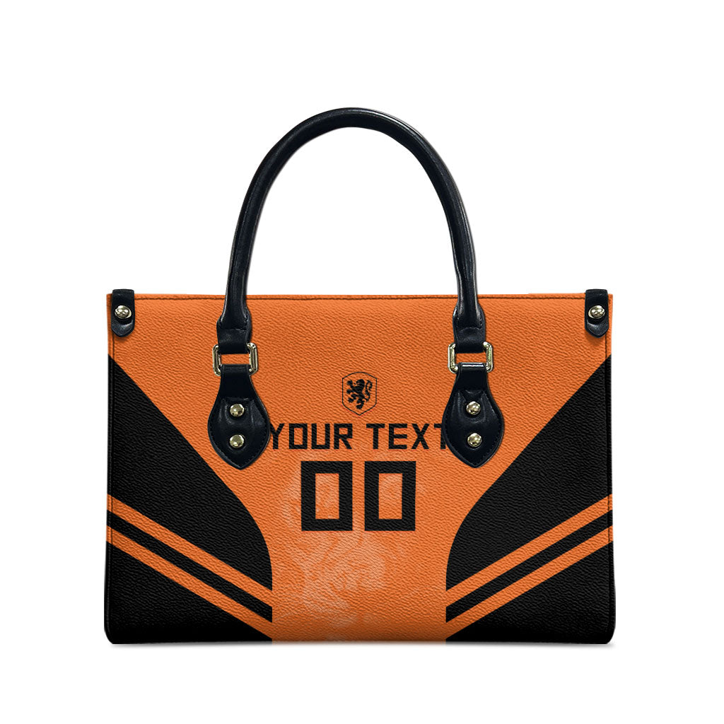 Custom Netherlands Football 2026 Leather Bag Oranje Lion Special Style