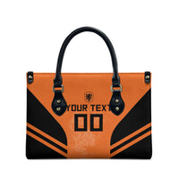 Custom Netherlands Football 2026 Leather Bag Oranje Lion Special Style
