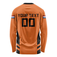 Custom Netherlands Football 2026 Long Sleeve Shirt Oranje Lion Special Style
