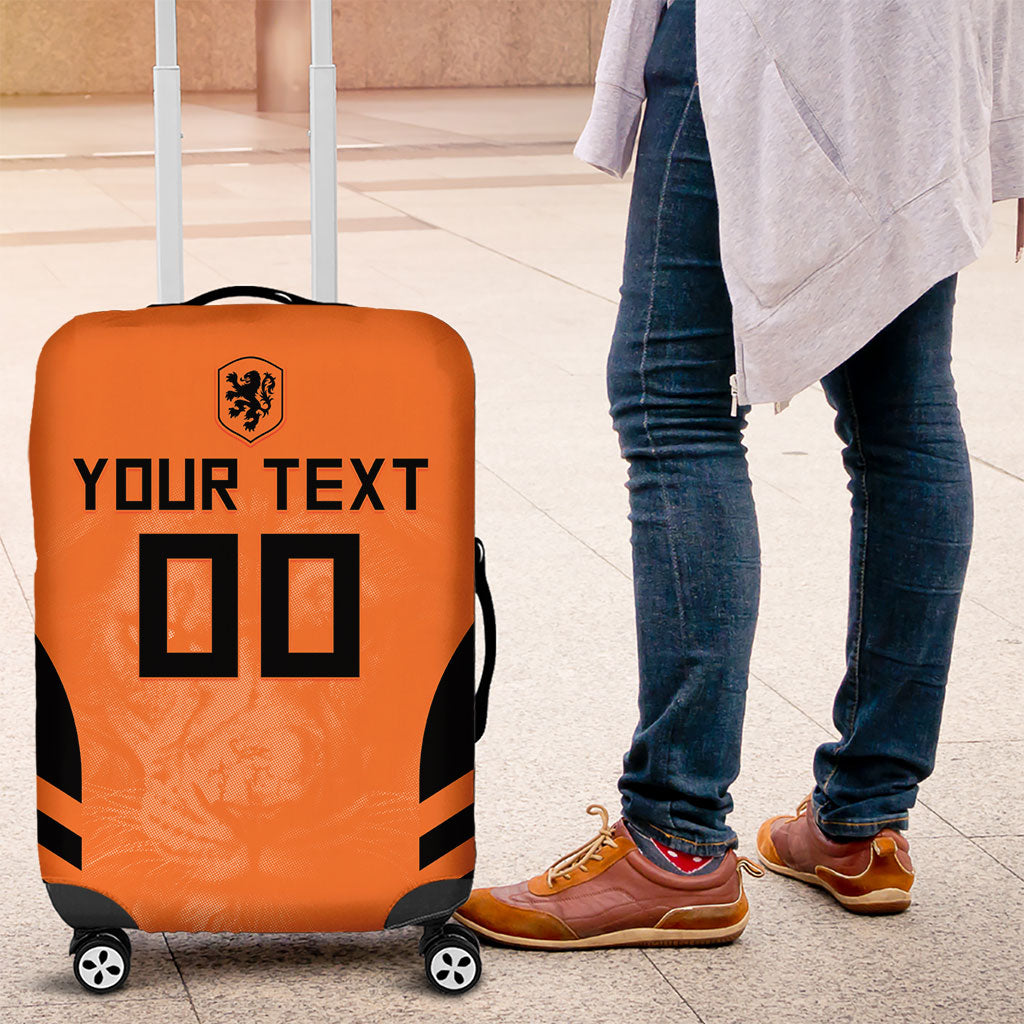 Custom Netherlands Football 2026 Luggage Cover Oranje Lion Special Style