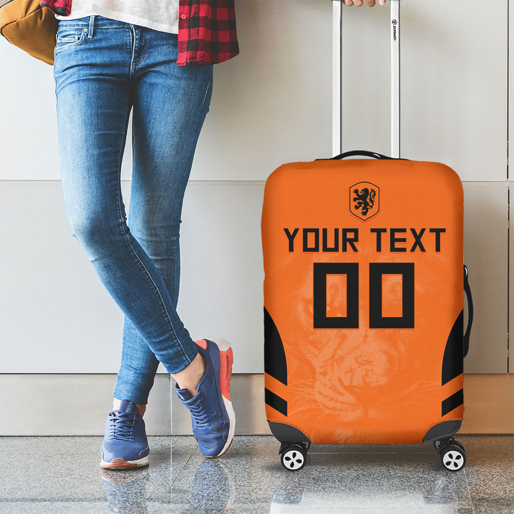 Custom Netherlands Football 2026 Luggage Cover Oranje Lion Special Style