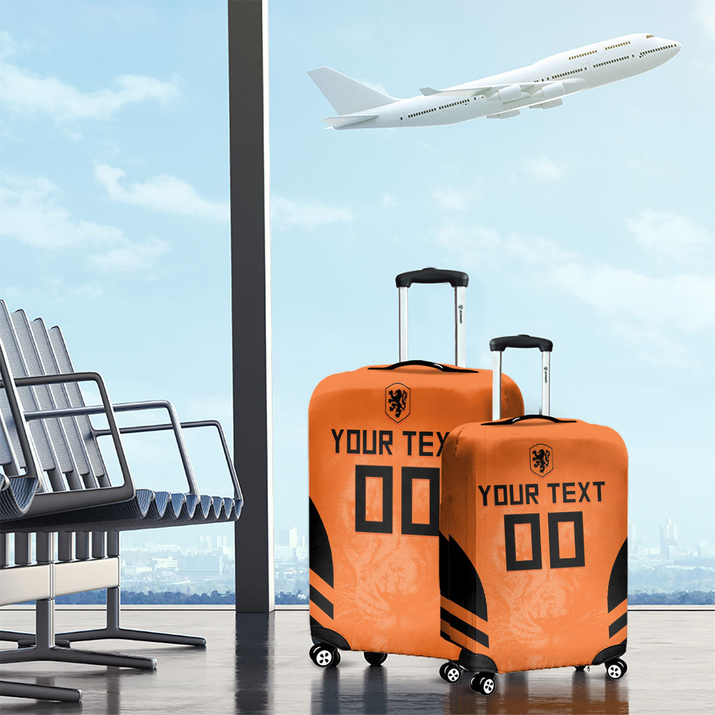Custom Netherlands Football 2026 Luggage Cover Oranje Lion Special Style