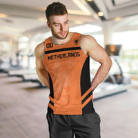 Custom Netherlands Football 2026 Men Tank Top Oranje Lion Special Style