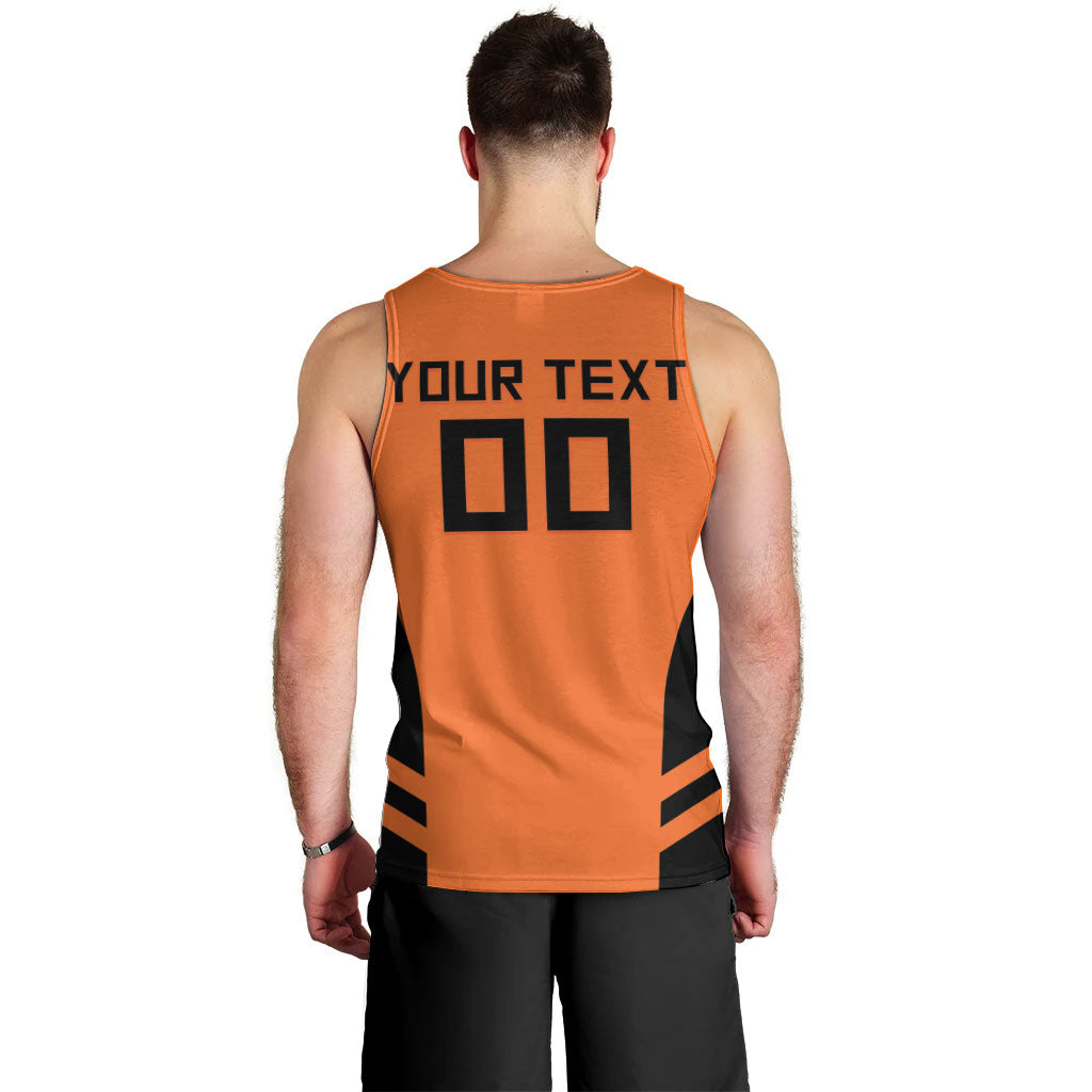 Custom Netherlands Football 2026 Men Tank Top Oranje Lion Special Style
