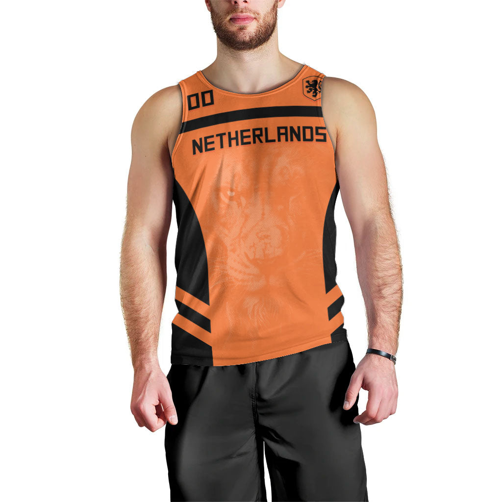 Custom Netherlands Football 2026 Men Tank Top Oranje Lion Special Style