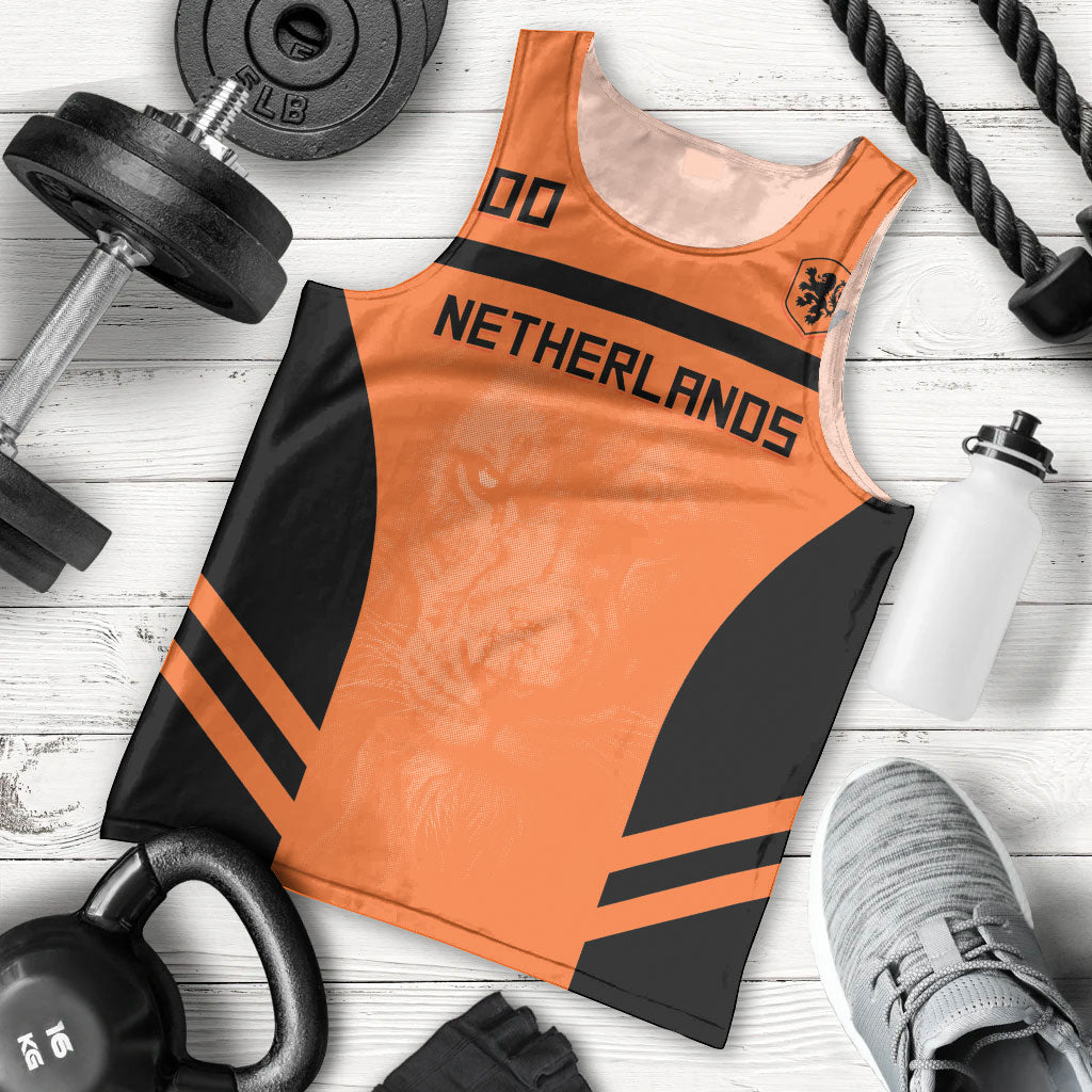 Custom Netherlands Football 2026 Men Tank Top Oranje Lion Special Style