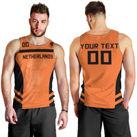Custom Netherlands Football 2026 Men Tank Top Oranje Lion Special Style