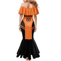 Custom Netherlands Football 2026 Mermaid Dress Oranje Lion Special Style