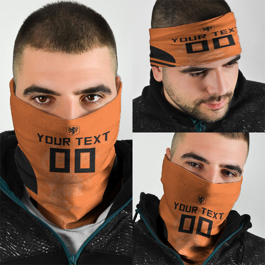 Custom Netherlands Football 2026 Neck Gaiter Oranje Lion Special Style