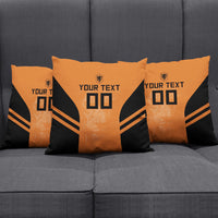 Custom Netherlands Football 2026 Pillow Cover Oranje Lion Special Style