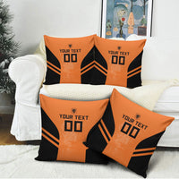 Custom Netherlands Football 2026 Pillow Cover Oranje Lion Special Style