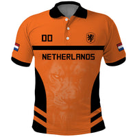 Custom Netherlands Football 2026 Polo Shirt Oranje Lion Special Style