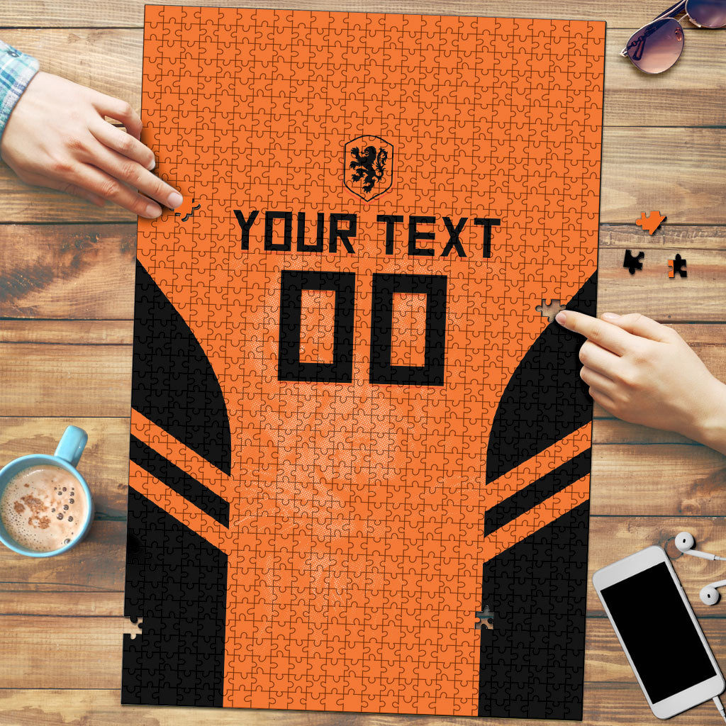 Custom Netherlands Football 2026 Puzzle Oranje Lion Special Style