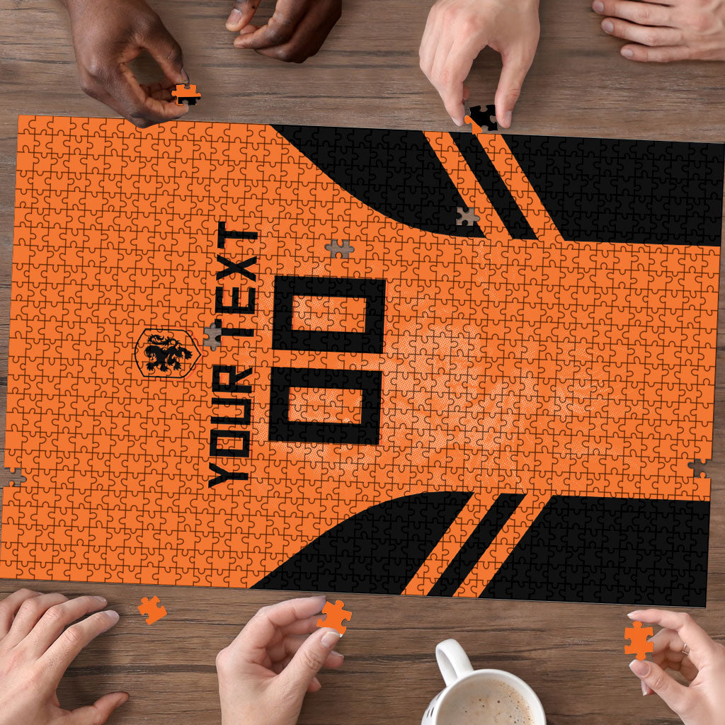 Custom Netherlands Football 2026 Puzzle Oranje Lion Special Style