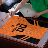 Custom Netherlands Football 2026 Puzzle Oranje Lion Special Style