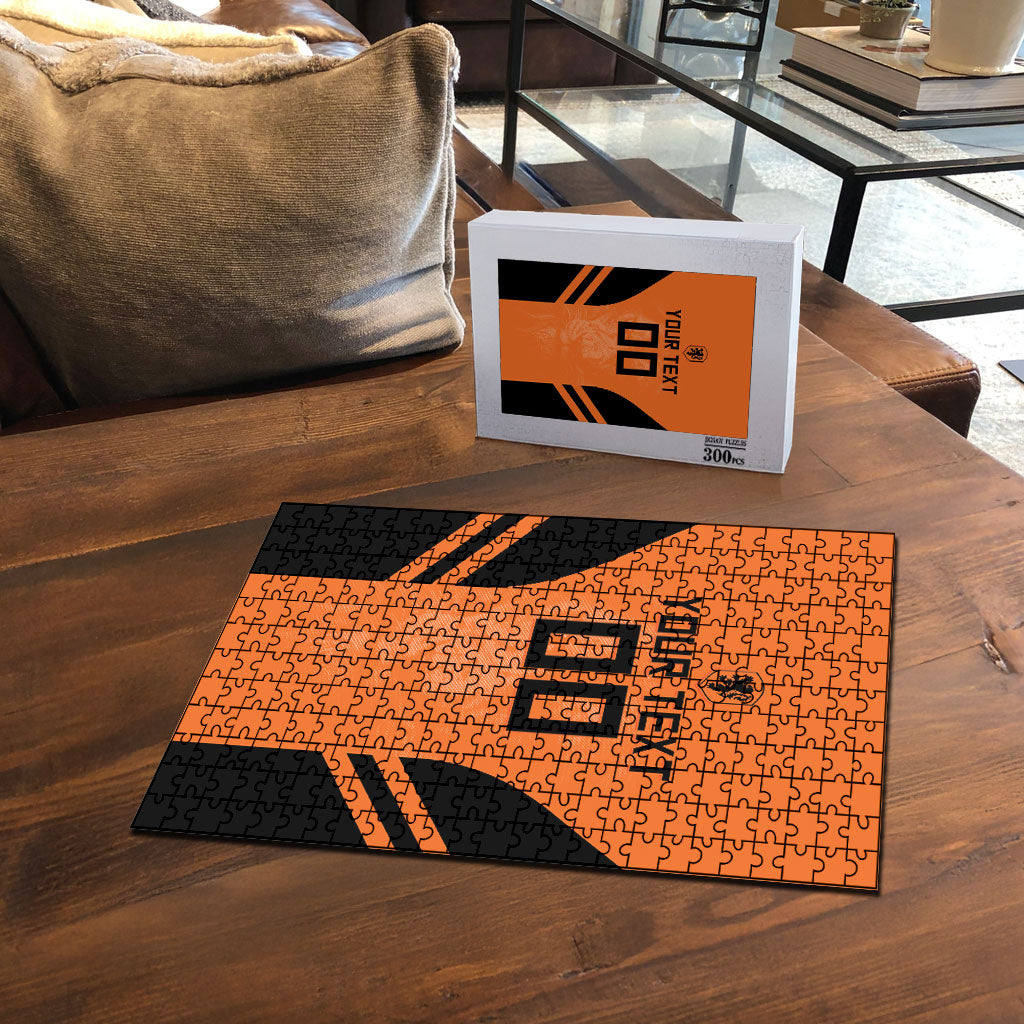 Custom Netherlands Football 2026 Puzzle Oranje Lion Special Style