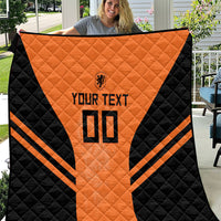 Custom Netherlands Football 2026 Quilt Oranje Lion Special Style