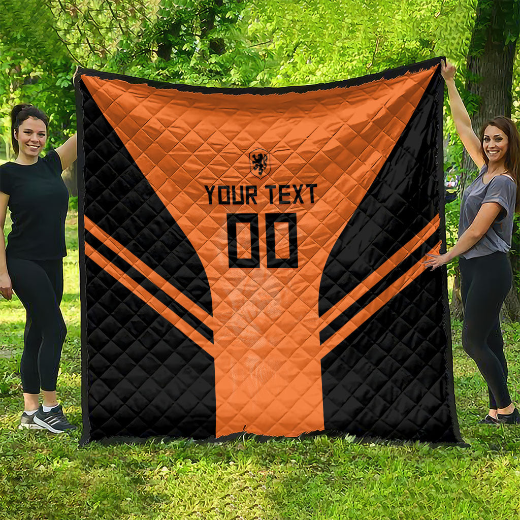 Custom Netherlands Football 2026 Quilt Oranje Lion Special Style