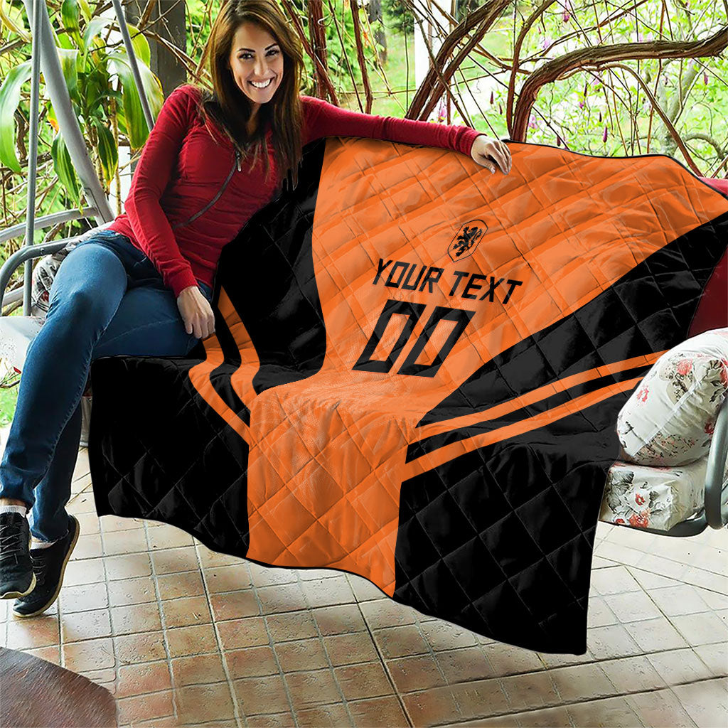 Custom Netherlands Football 2026 Quilt Oranje Lion Special Style