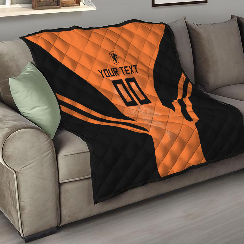 Custom Netherlands Football 2026 Quilt Oranje Lion Special Style