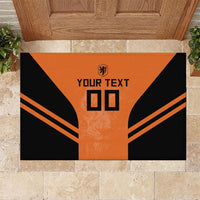 Custom Netherlands Football 2026 Rubber Doormat Oranje Lion Special Style