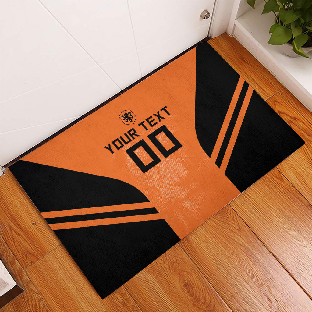 Custom Netherlands Football 2026 Rubber Doormat Oranje Lion Special Style