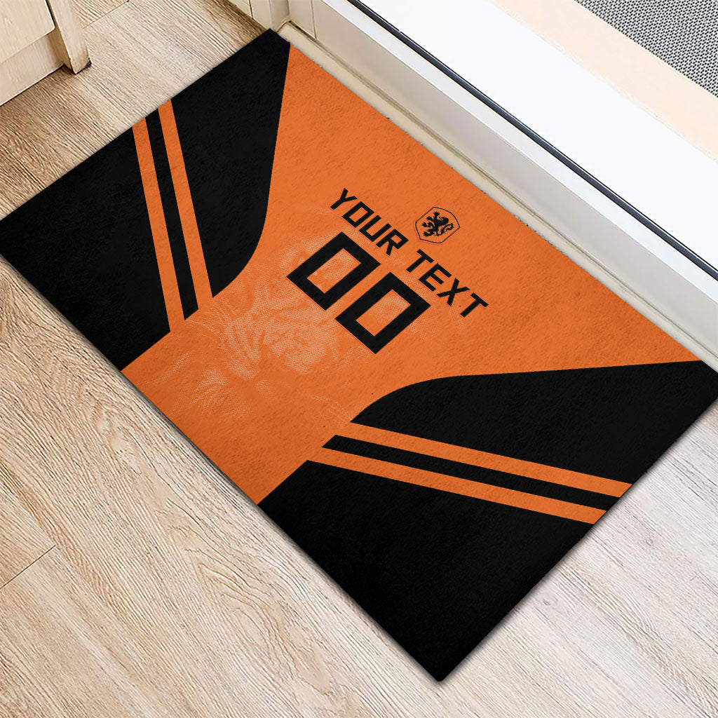 Custom Netherlands Football 2026 Rubber Doormat Oranje Lion Special Style