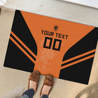 Custom Netherlands Football 2026 Rubber Doormat Oranje Lion Special Style