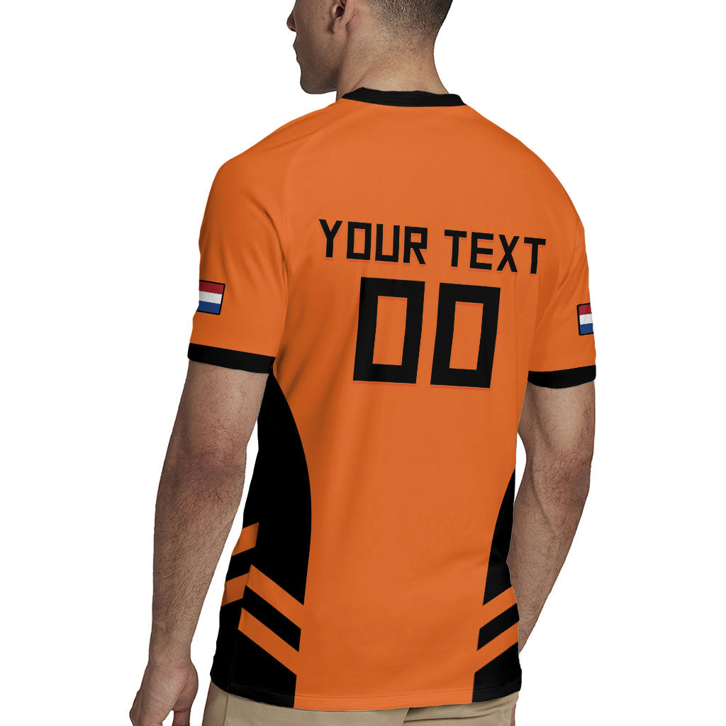 Custom Netherlands Football 2026 Rugby Jersey Oranje Lion Special Style