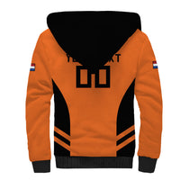 Custom Netherlands Football 2026 Sherpa Hoodie Oranje Lion Special Style