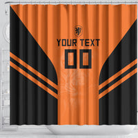 Custom Netherlands Football 2026 Shower Curtain Oranje Lion Special Style