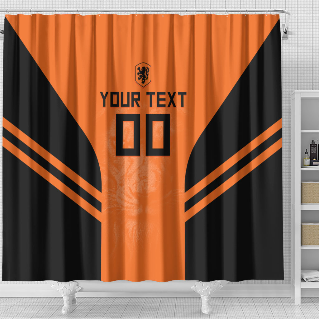 Custom Netherlands Football 2026 Shower Curtain Oranje Lion Special Style