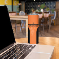 Custom Netherlands Football 2026 Skinny Tumbler Oranje Lion Special Style