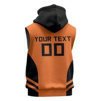 Custom Netherlands Football 2026 Sleeveless Hoodie Oranje Lion Special Style