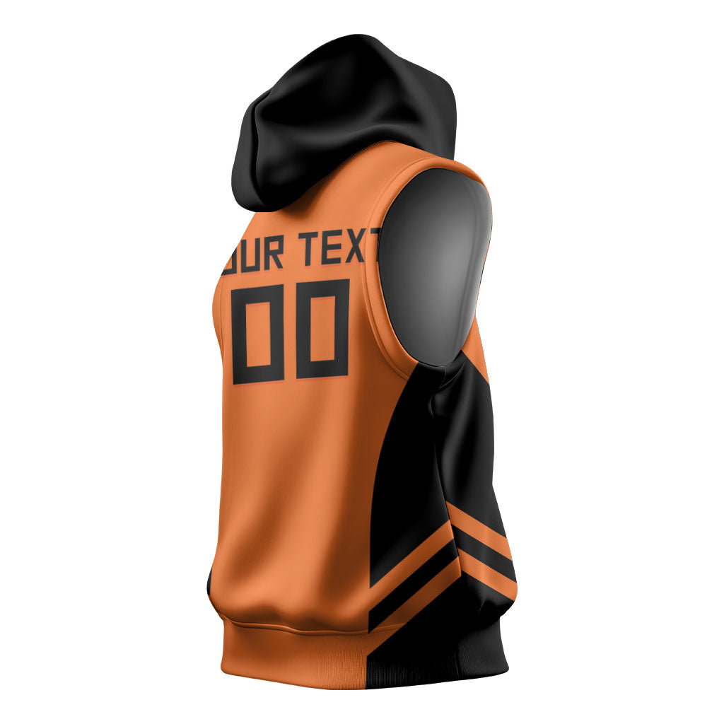 Custom Netherlands Football 2026 Sleeveless Hoodie Oranje Lion Special Style