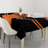 Custom Netherlands Football 2026 Tablecloth Oranje Lion Special Style