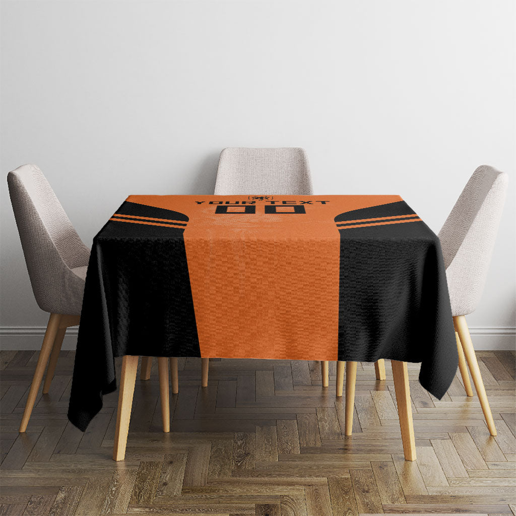 Custom Netherlands Football 2026 Tablecloth Oranje Lion Special Style