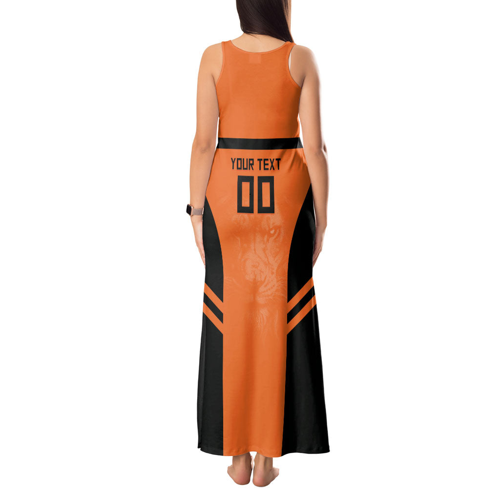 Custom Netherlands Football 2026 Tank Maxi Dress Oranje Lion Special Style